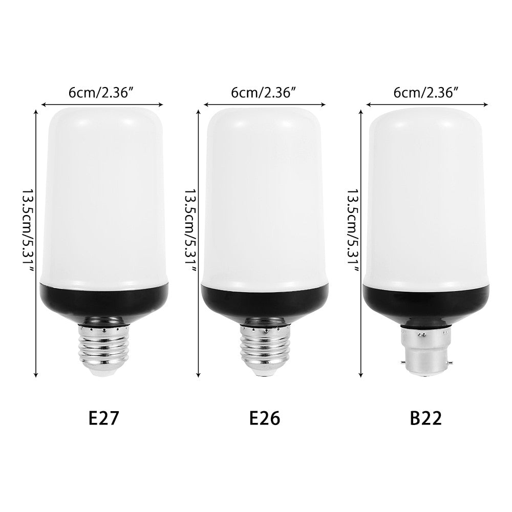 Set Your Garden Ablaze with LED Flame Light Bulbs - 4 Types to Choose From!