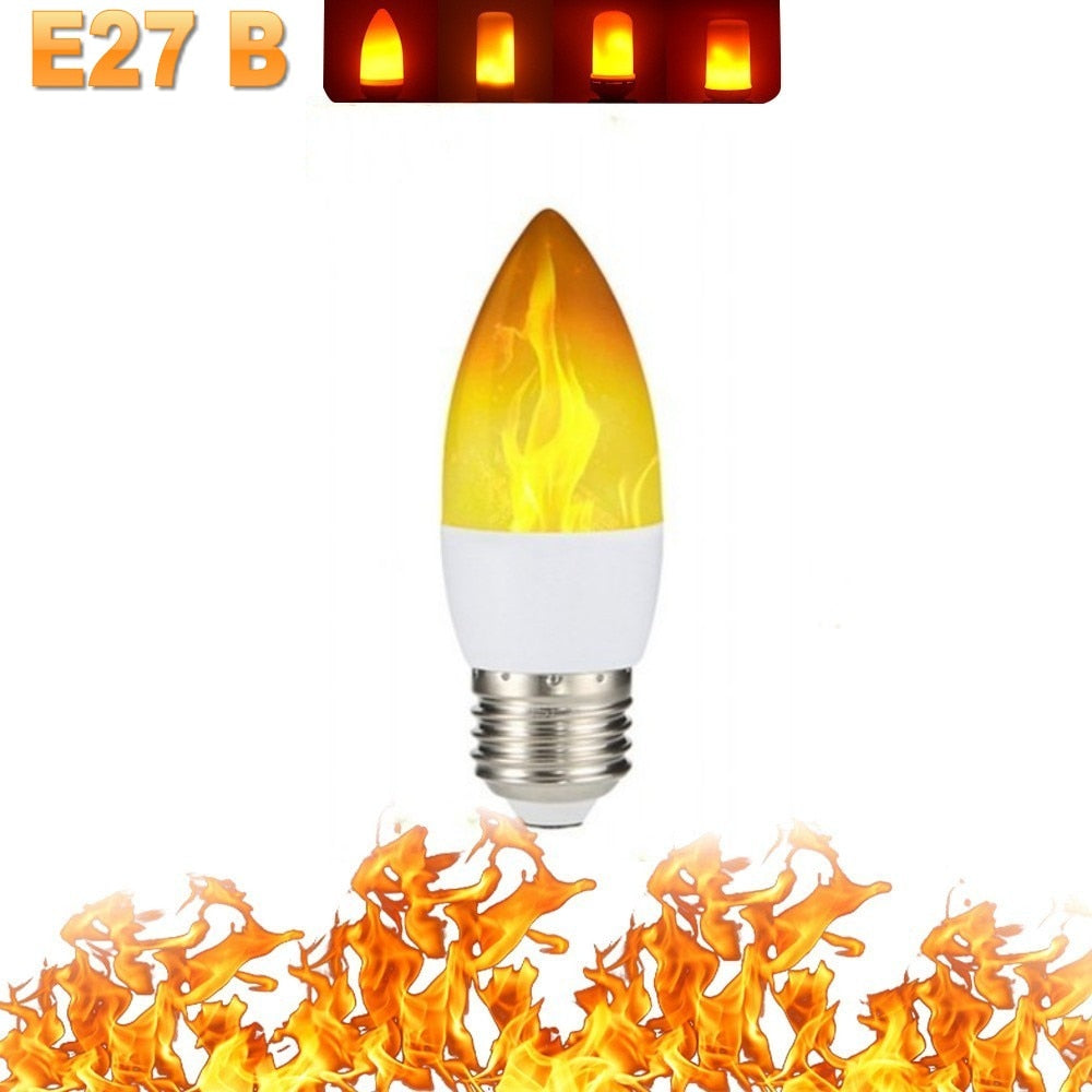 Set Your Garden Ablaze with LED Flame Light Bulbs - 4 Types to Choose From!