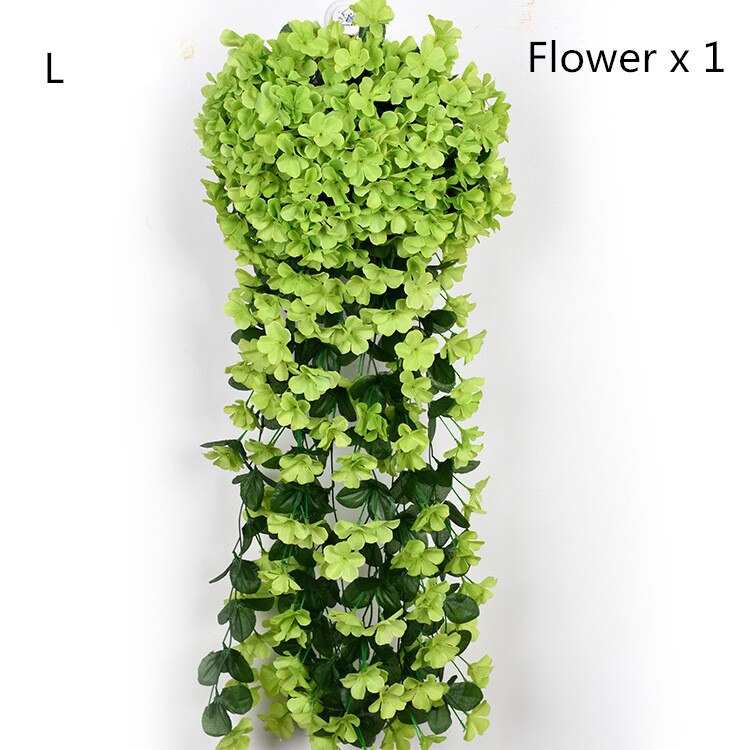 Artificial Ivy with Vibrant Flowers