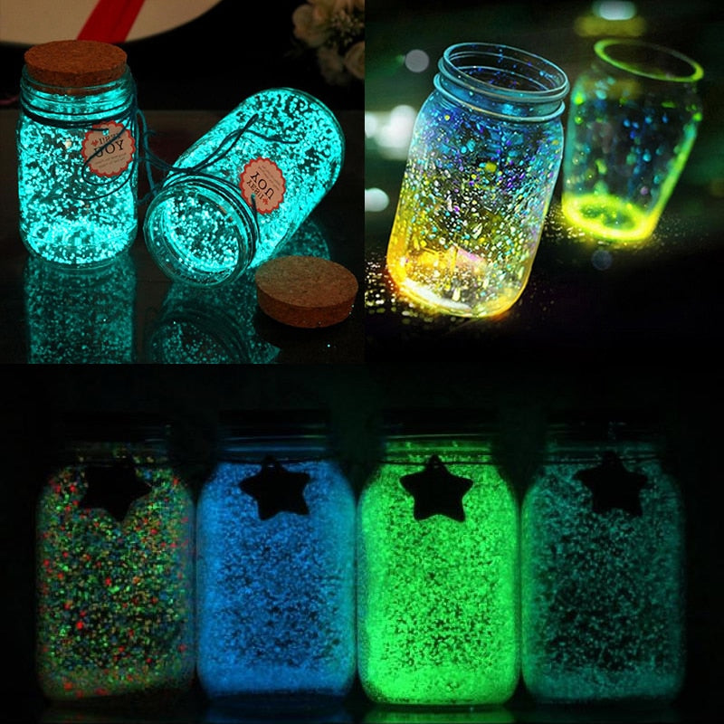 Radiant Nights: Illuminate Your Garden with Colorful Glow in the Dark Gravel