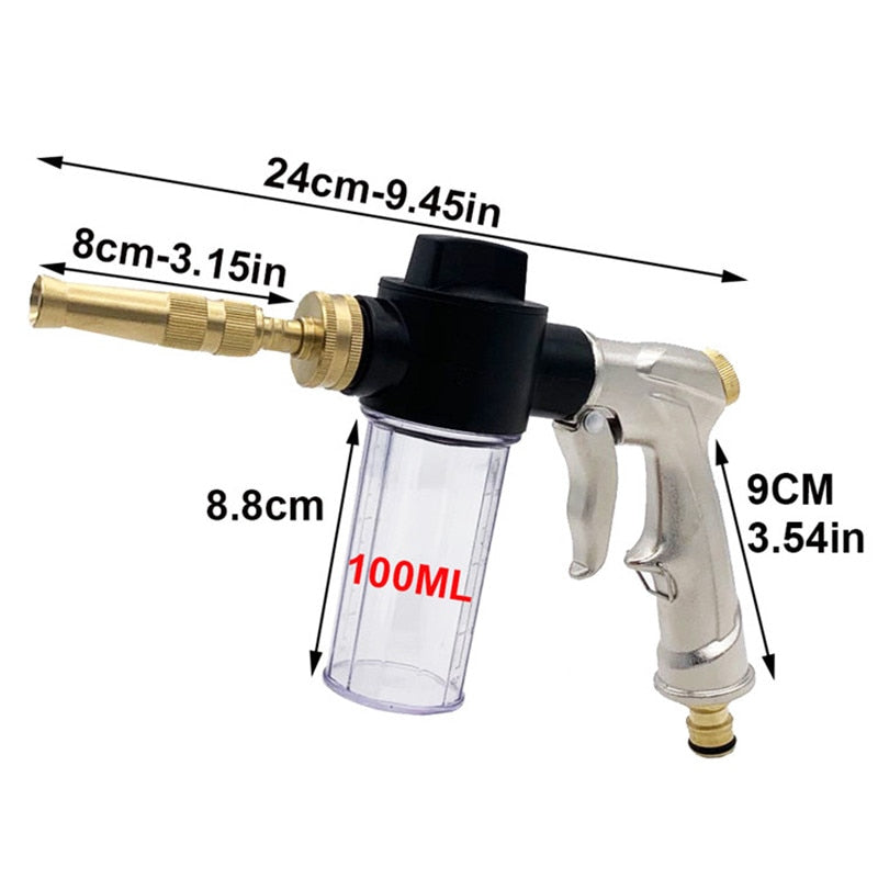 Ultimate Garden Cleaning and Feeding Tool: High Pressure Water Gun with or without a Nutrient Canister