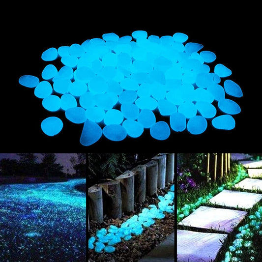 Glowing Garden Magic: Luminous Pebbles for Outdoor Decor and Aquariums