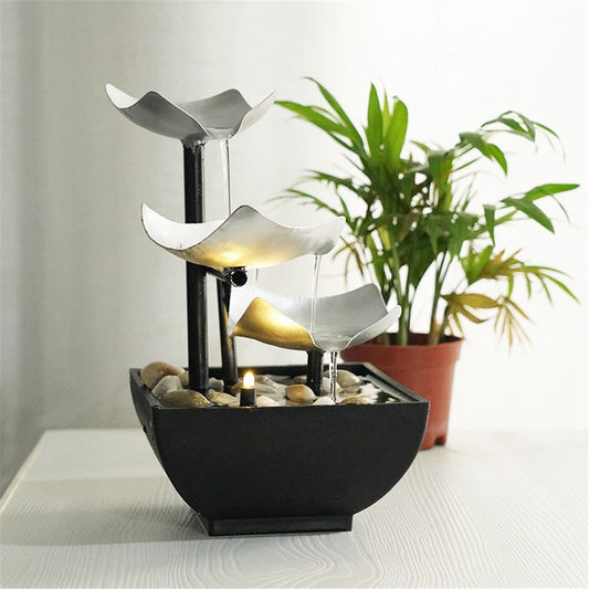 Cascading Serenity: Elevate Your Space with a 3-Tier Decorative Water Fountain