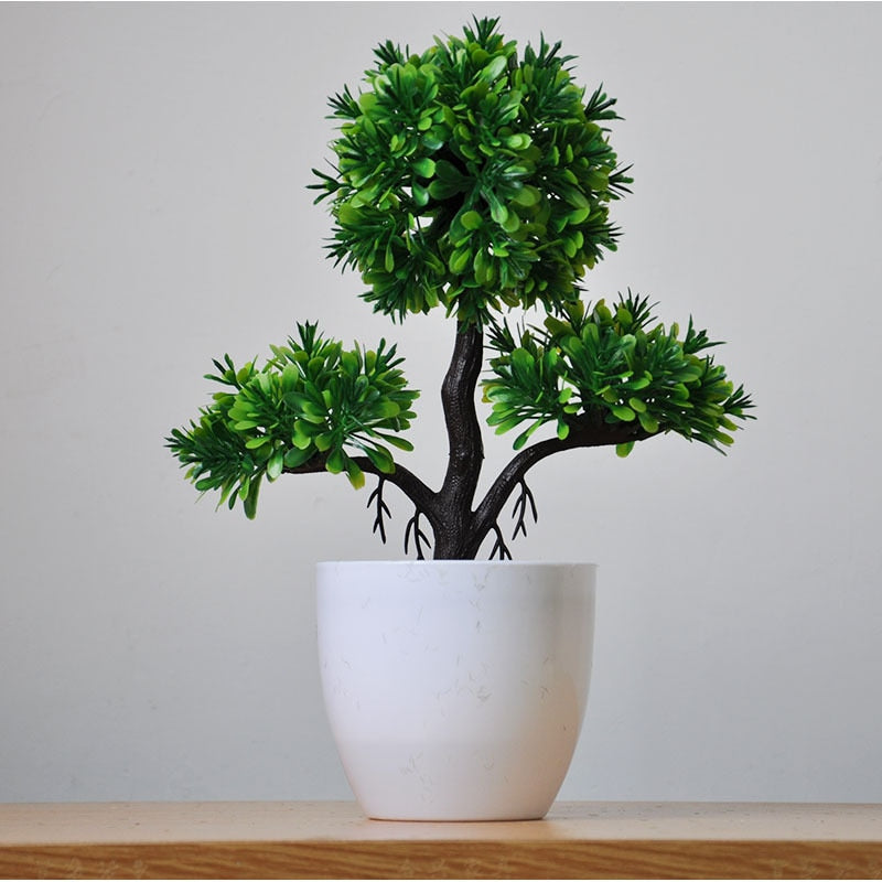 Artificial Bonsai Trees With Pot Included