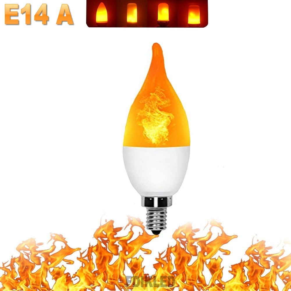 Set Your Garden Ablaze with LED Flame Light Bulbs - 4 Types to Choose From!