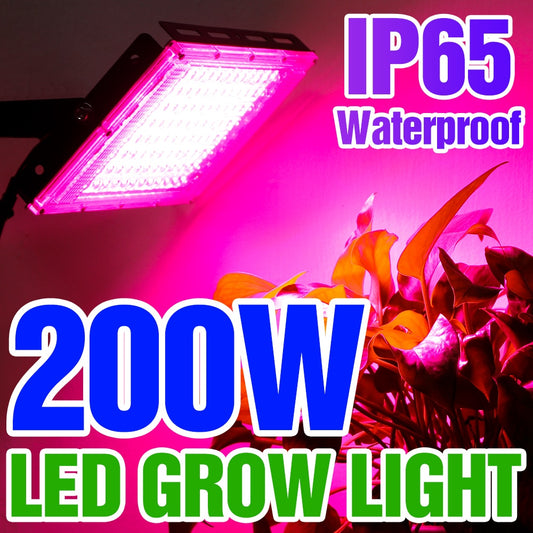 Revolutionize Your Indoor Garden with Our High-Performance Full Spectrum LED Grow Lights: Available in 25W, 50W, 100W, and 200W - Backed by 3-Year Warranty!