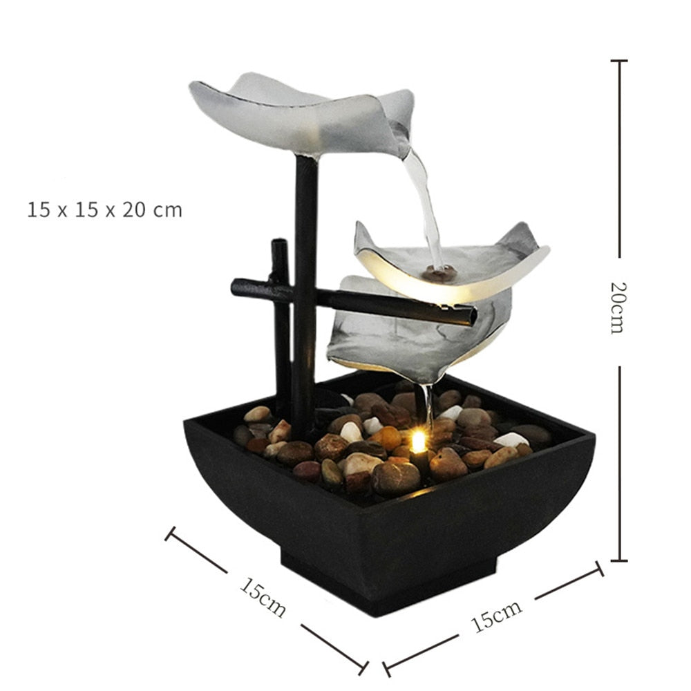 Cascading Serenity: Elevate Your Space with a 3-Tier Decorative Water Fountain