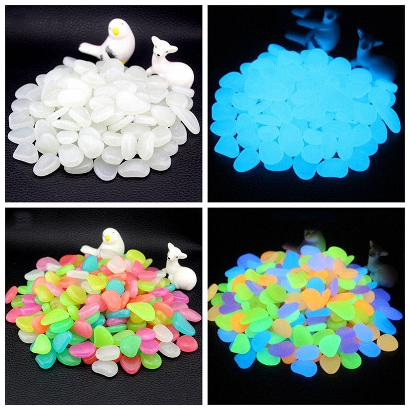 Glowing Garden Magic: Luminous Pebbles for Outdoor Decor and Aquariums