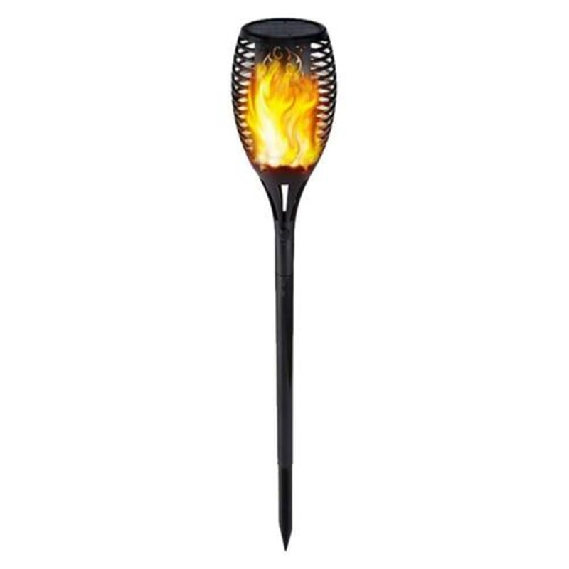 Create a Cozy Ambiance Anywhere with Our Waterproof Solar Powered LED Flame Lamp