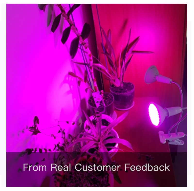 Flexible Gooseneck LED Grow Light: Full Spectrum, Dual Lamps, Expandable Bulbs with 3-Year Warranty