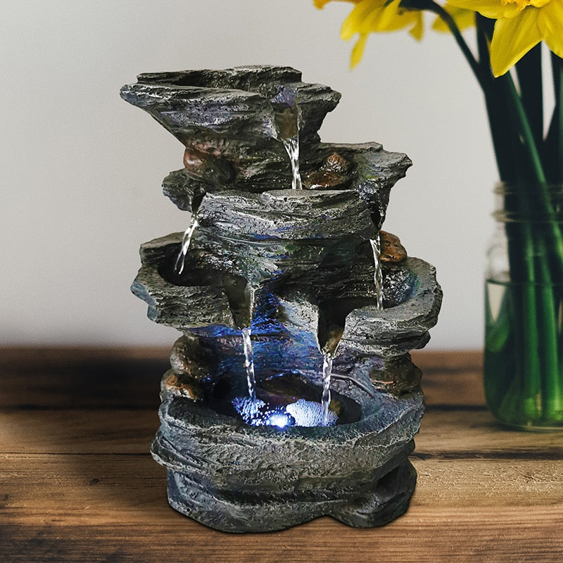 Create a Serene Oasis with Our Decorative Water Fountain for Your Garden and Office