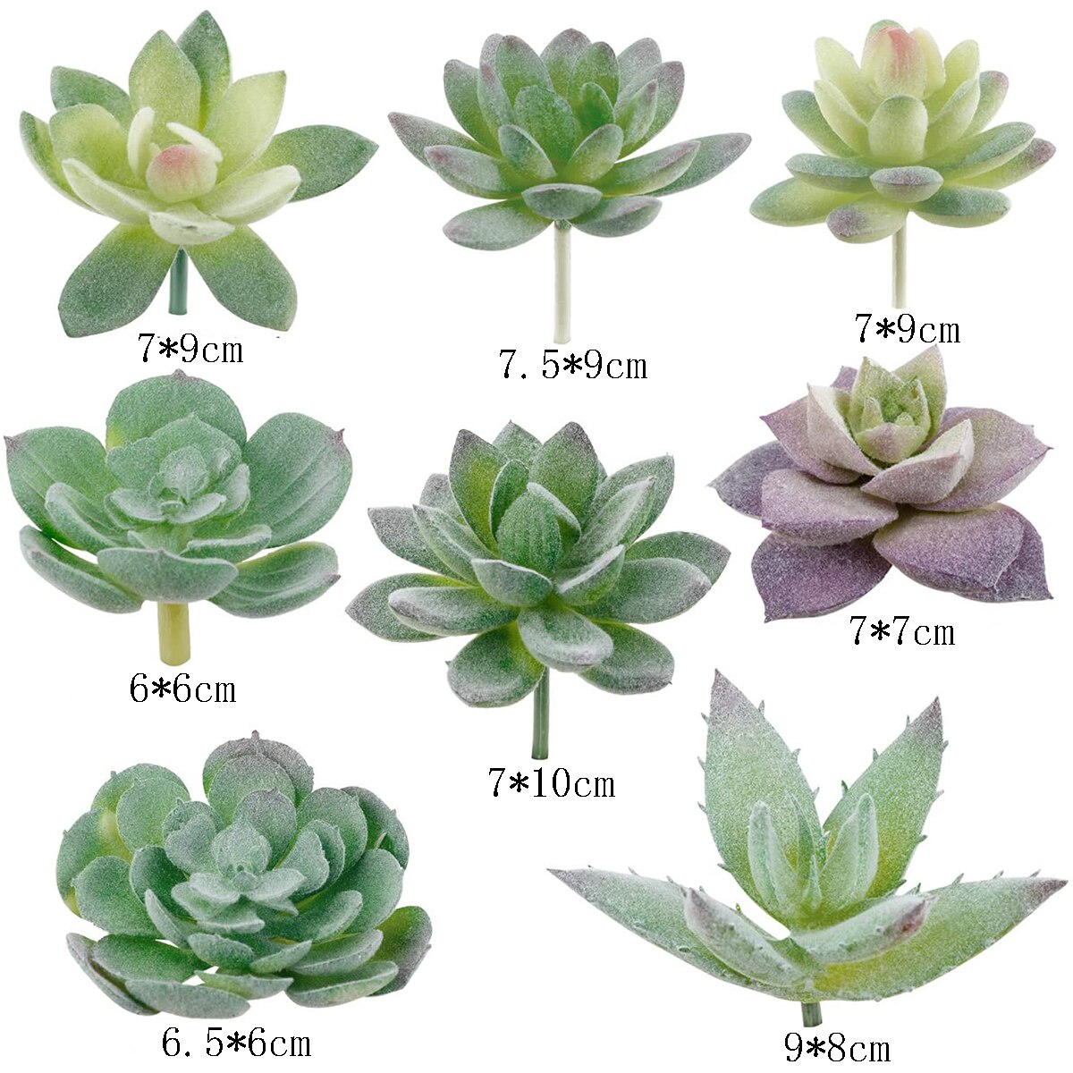 16pcs Artificial Succulent Plants