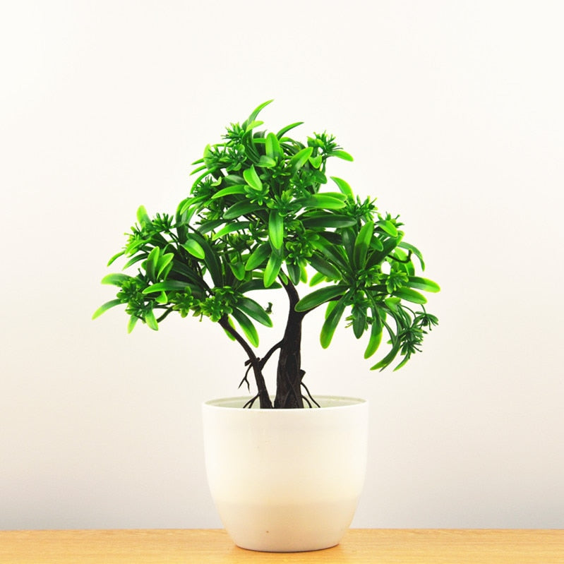 Artificial Bonsai Trees With Pot Included