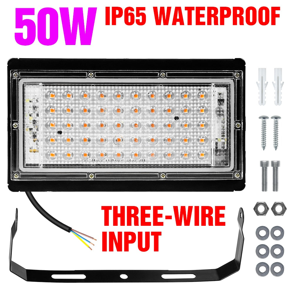 Revolutionize Your Indoor Garden with Our High-Performance Full Spectrum LED Grow Lights: Available in 25W, 50W, 100W, and 200W - Backed by 3-Year Warranty!