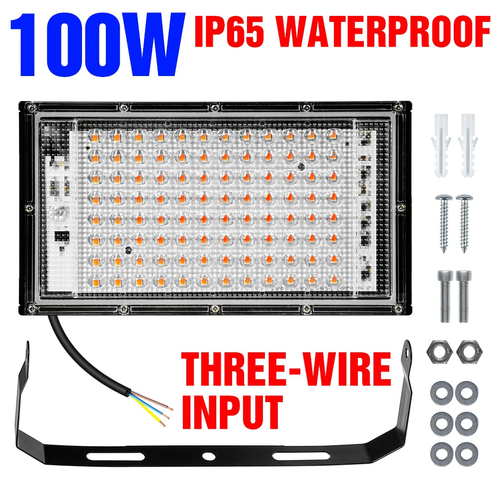 Revolutionize Your Indoor Garden with Our High-Performance Full Spectrum LED Grow Lights: Available in 25W, 50W, 100W, and 200W - Backed by 3-Year Warranty!