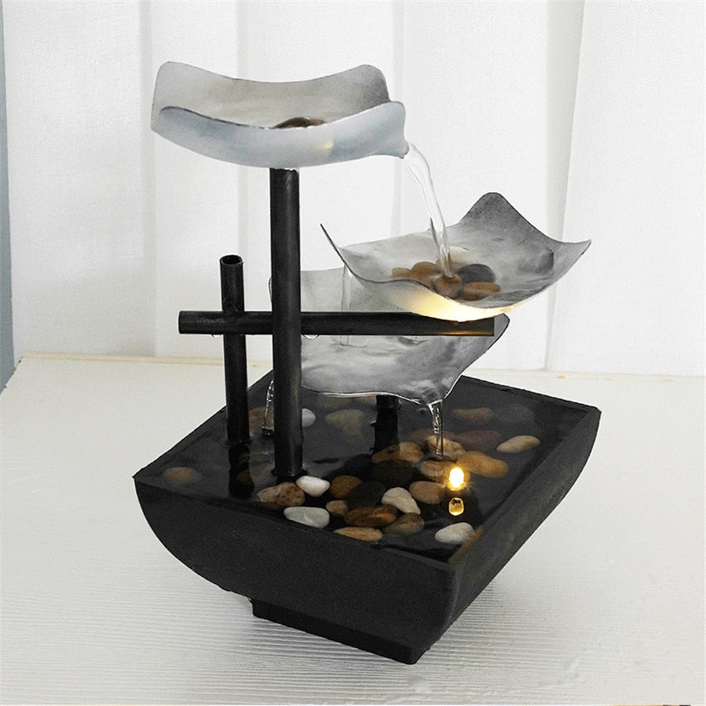 Cascading Serenity: Elevate Your Space with a 3-Tier Decorative Water Fountain