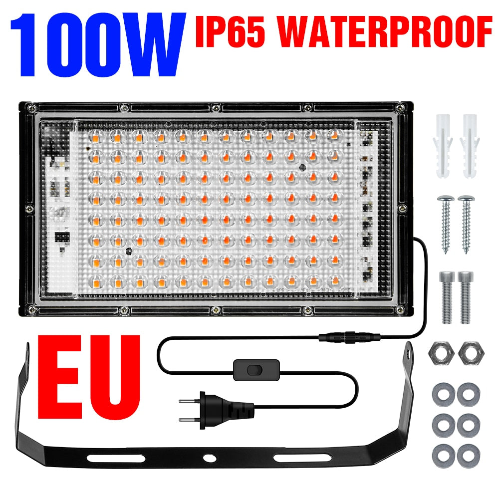 Revolutionize Your Indoor Garden with Our High-Performance Full Spectrum LED Grow Lights: Available in 25W, 50W, 100W, and 200W - Backed by 3-Year Warranty!