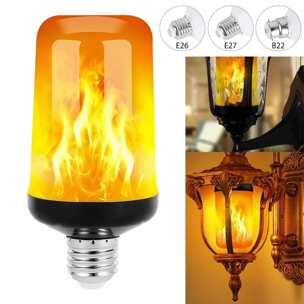 Set Your Garden Ablaze with LED Flame Light Bulbs - 4 Types to Choose From!