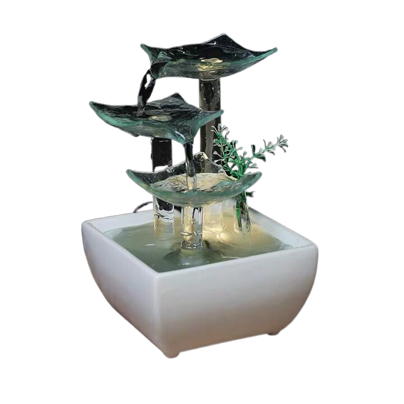 Get Mesmerized by the Flow: 3-Tier Waterfall Fountain and Glass Pitcher Pouring Options