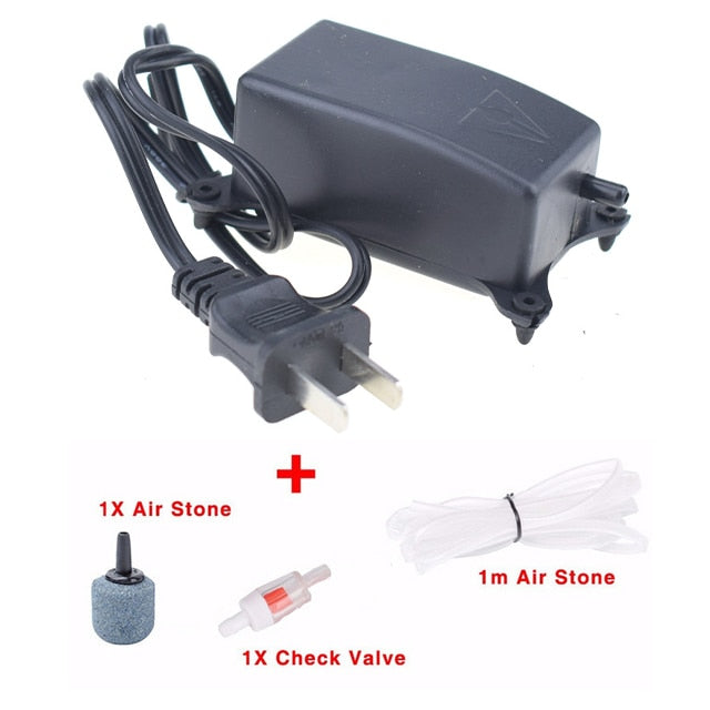 Aquaponic Flower Pot Oxygenation Pump with Air Stone - The Perfect Accessory for Healthy Plant Growth!