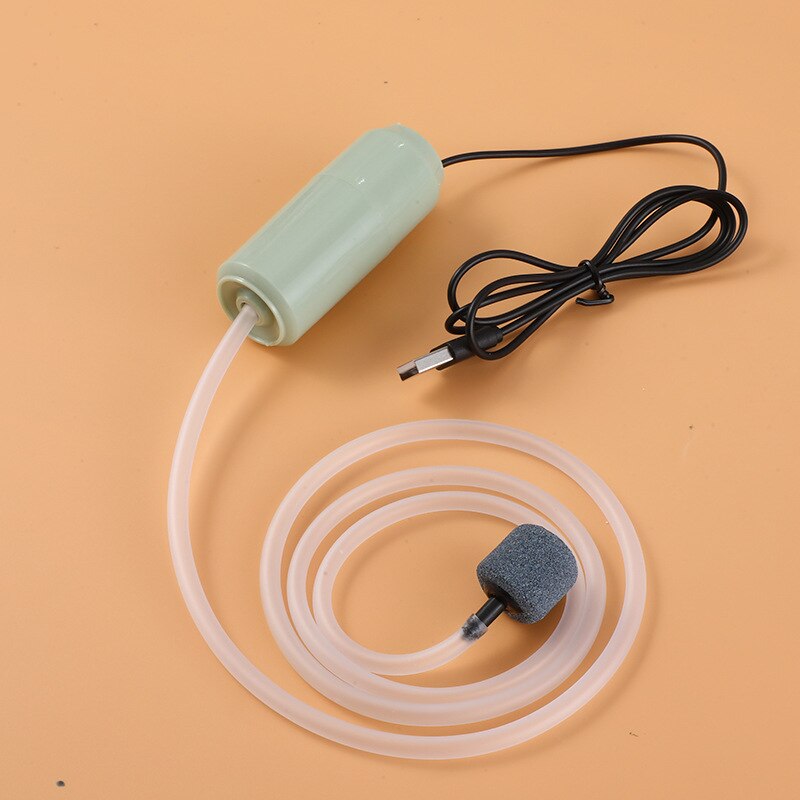 Enhance Your Aquaponic System with a Silent USB Air Portable Pump - Complete with Accessories