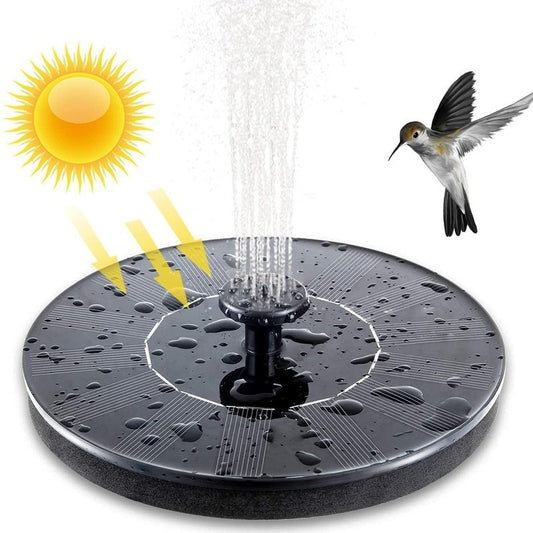 The Floating Solar Fountain for Your Garden